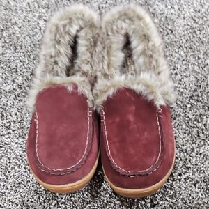 Women's Suede Fur-Lined Slippers